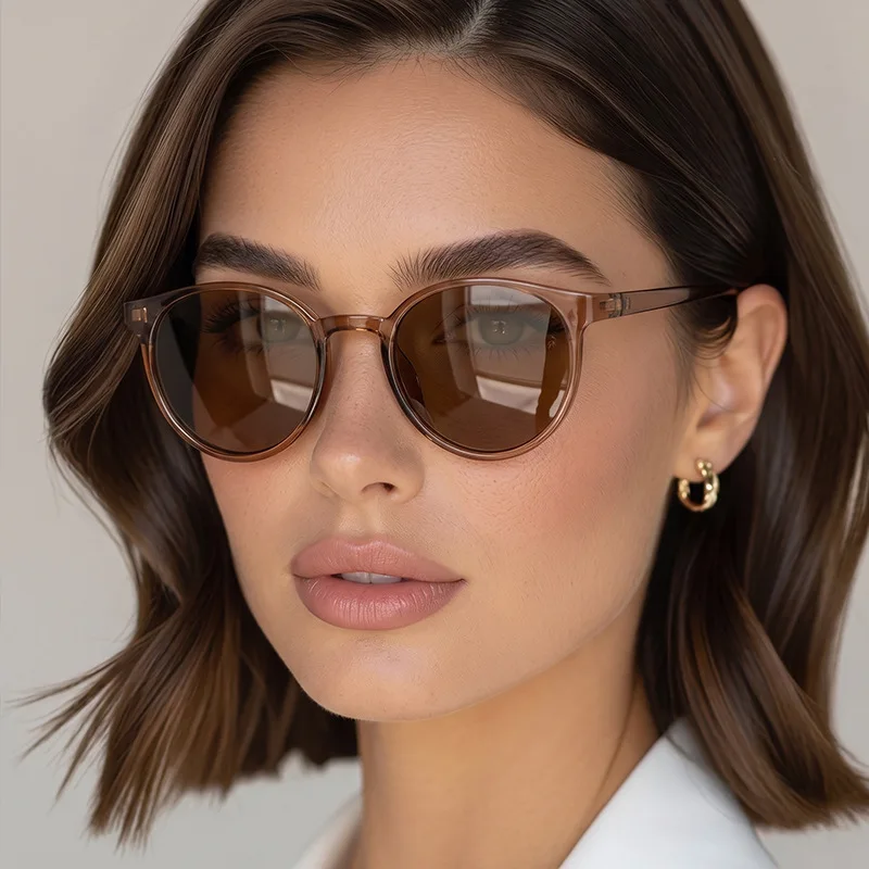 Sunglasses Uv400 - Nieuwe kleine retro zonnebril voor heren,