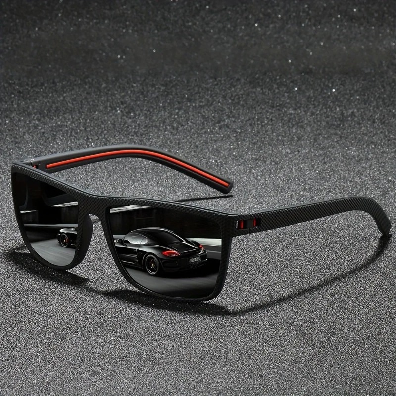 Designer Sunglasses - Mode Vintage Vierkante Fietszonnebrillen Heren Dames