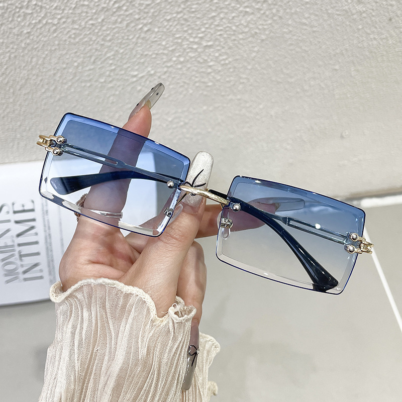 Sunglasses Uv400 - Trendy randloze zonnebrillen voor dames en