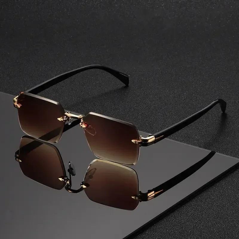 Randloze zonnebril, rechthoeki - Sunglasses Uv400 recensie en prijs