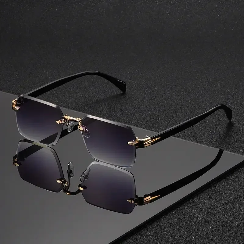Randloze zonnebril, rechthoeki - Sunglasses Uv400 recensie en prijs