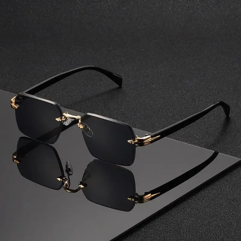 Randloze zonnebril, rechthoeki - Sunglasses Uv400 recensie en prijs