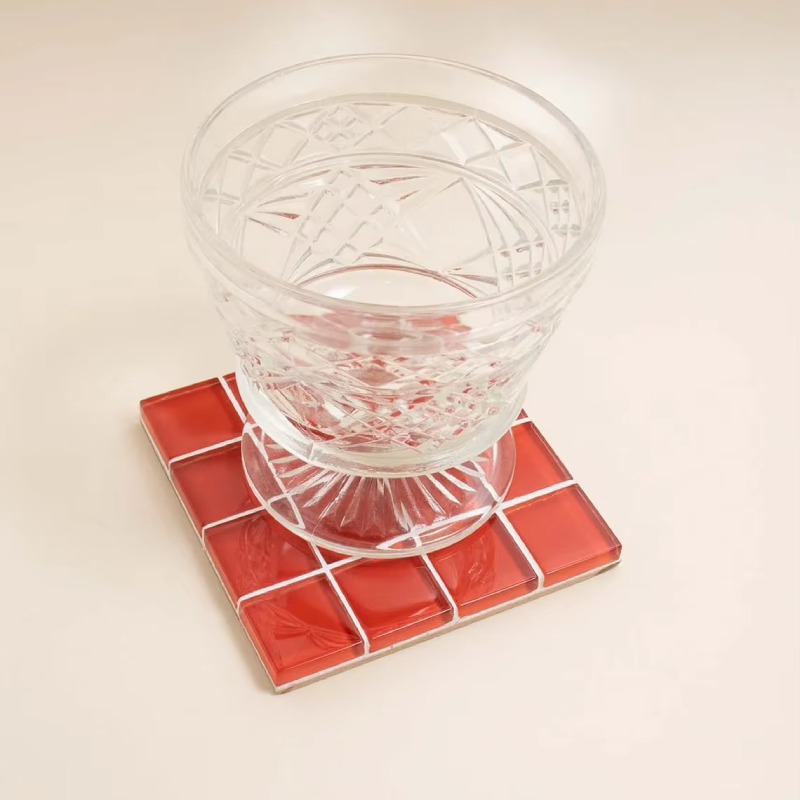 3-in-1 kleurrijke mozaïek glaz - Marble Coaster Set recensie en prijs