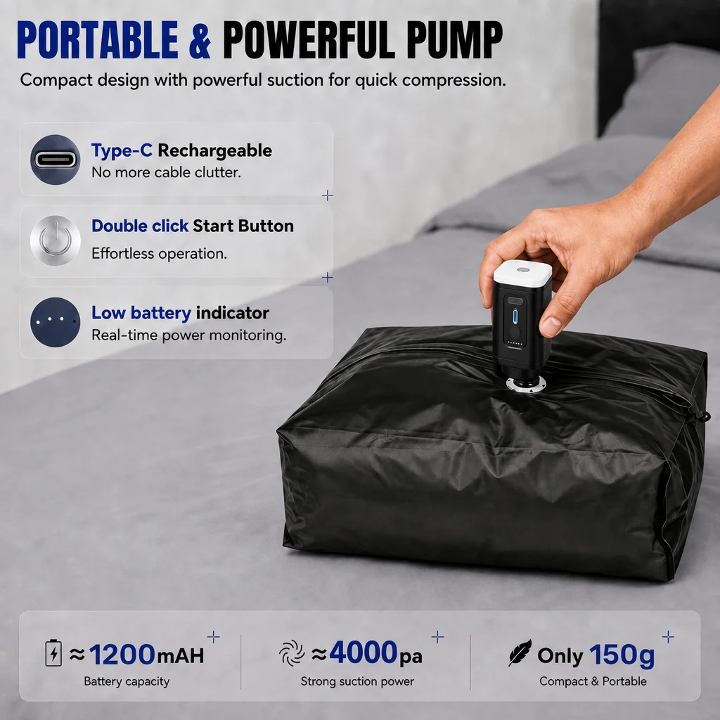 Vacuümcompressie-opbergzakken, - Travel Luggage Set recensie en prijs