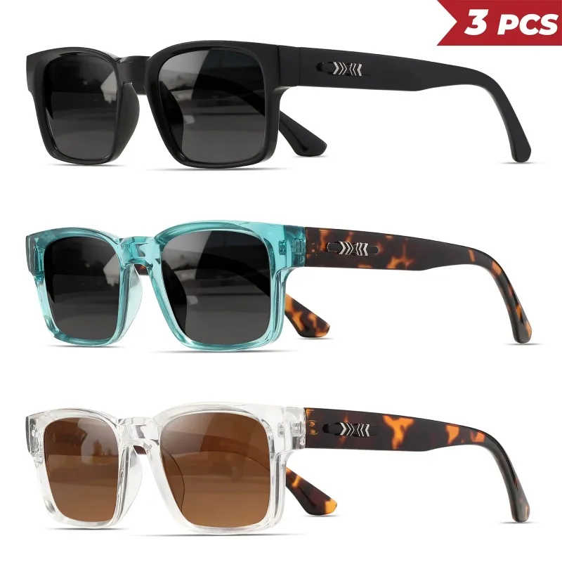 1/3PCS Mode Vierkante Rivets G - Sunglasses Uv400 recensie en prijs