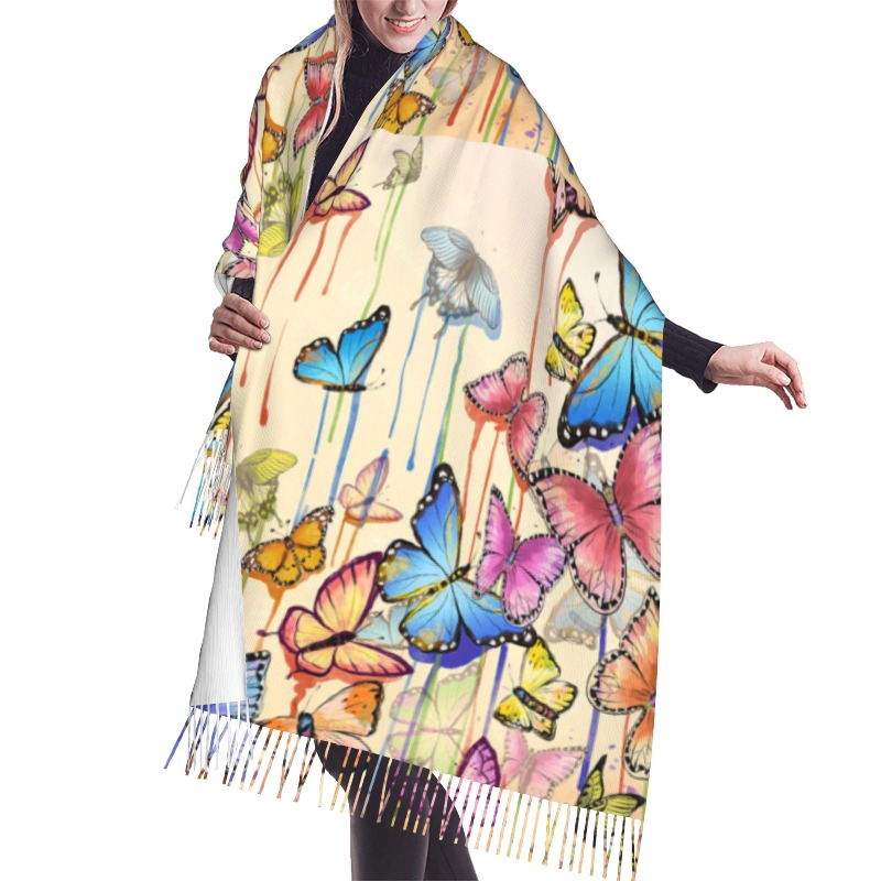 Retro Vlinder Winter Kasjmier  - Cashmere Scarf recensie en prijs
