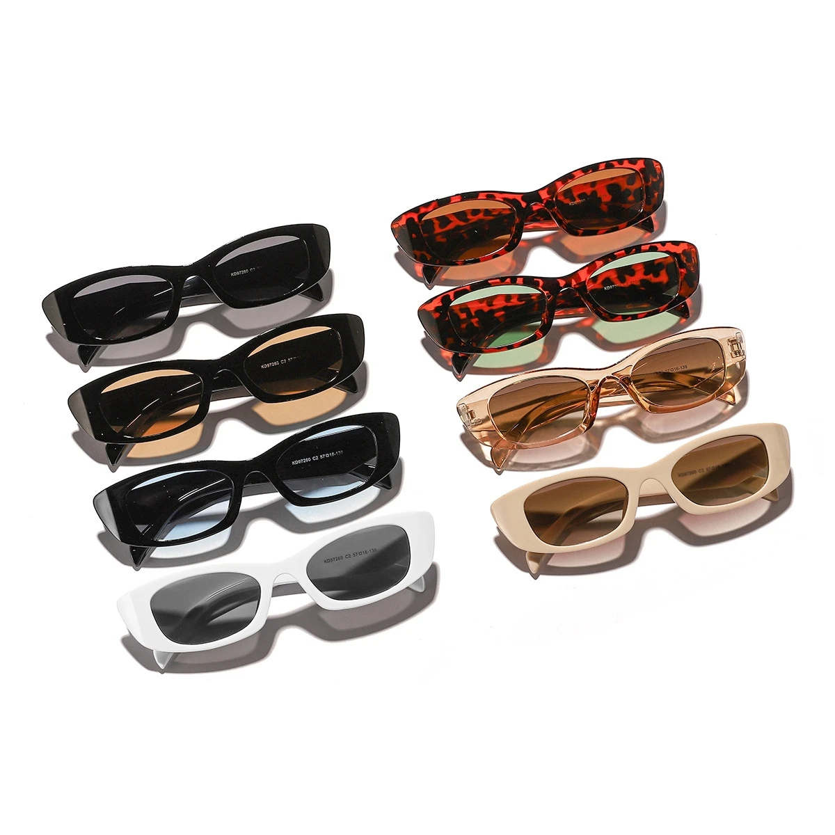 Vintage kleine vierkante zonne - Designer Sunglasses recensie en prijs