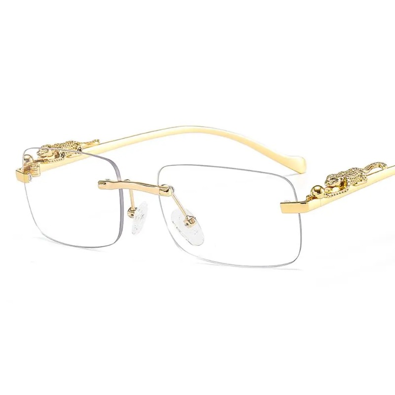 Riemloze vierkante zonnebrille - Designer Sunglasses recensie en prijs