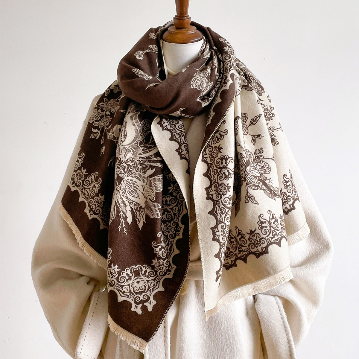 Dames Imitatie Kasjmier Sjaal  - Cashmere Scarf recensie en prijs